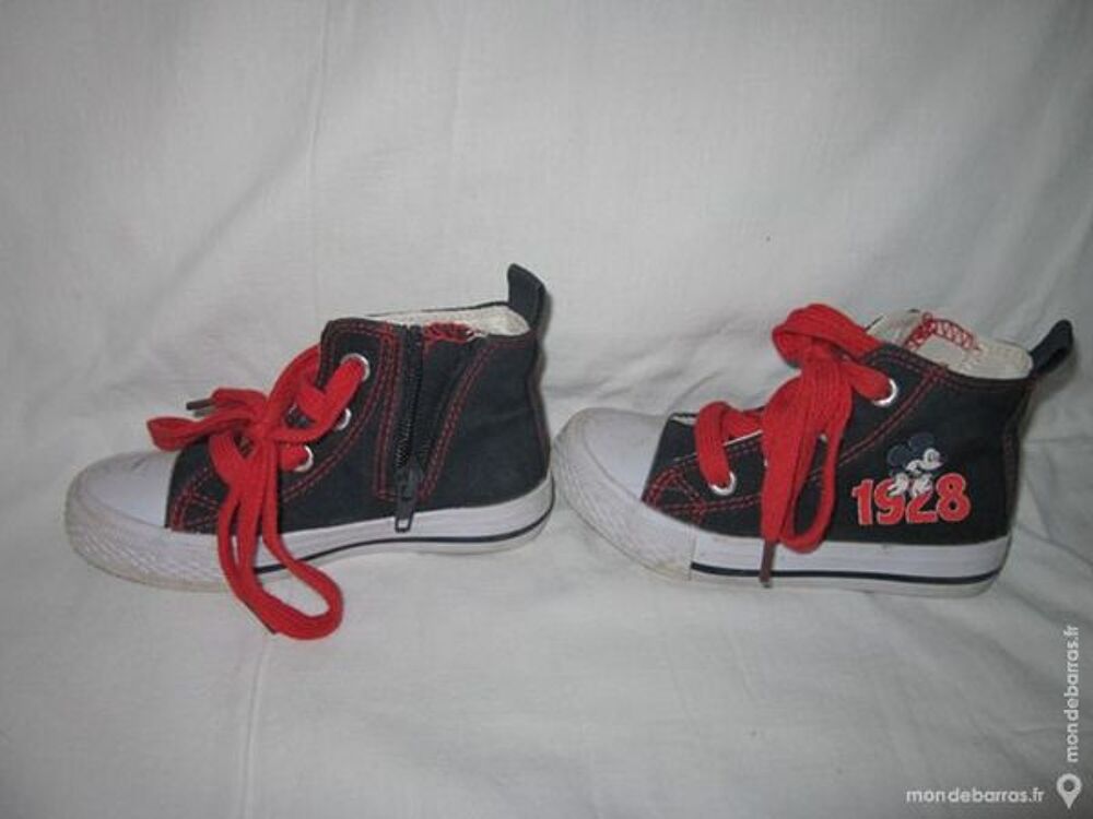 Baskets en tissu gar&ccedil;on Mickey 24 Chaussures