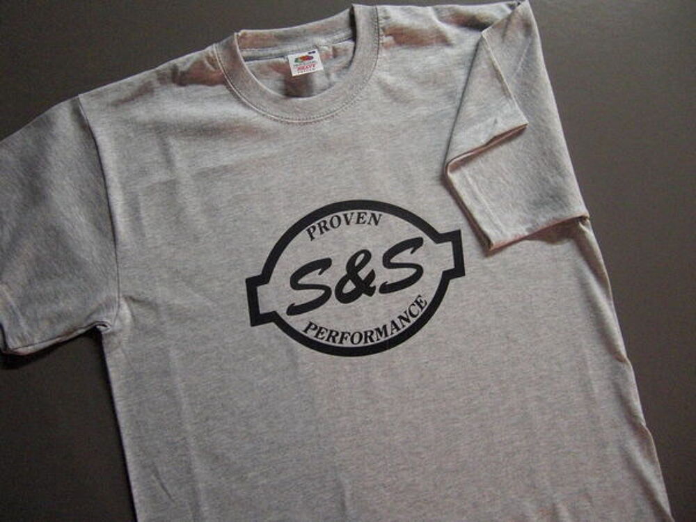 T-shirt marqu&eacute; S&amp;S, fan de Harley, biker, M, L, XL, NEUF Vêtements