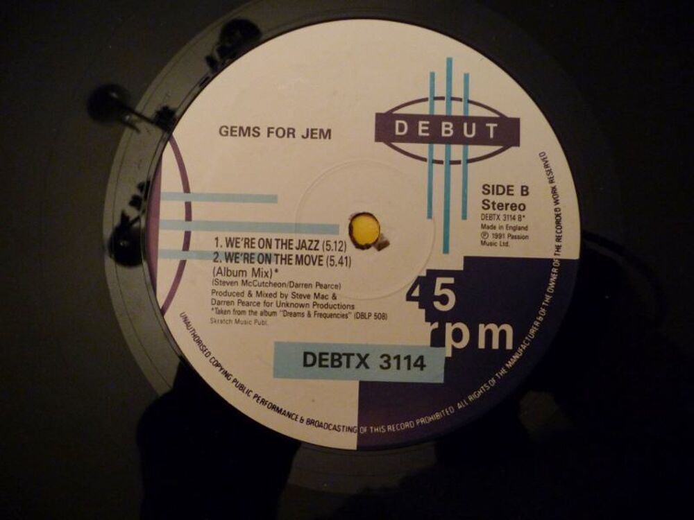 Vinyl GEMS for JEM CD et vinyles