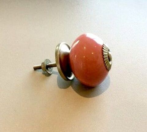 Boutons de porte porcelaine rose type TM Vintage 0 Ciri�res (79)