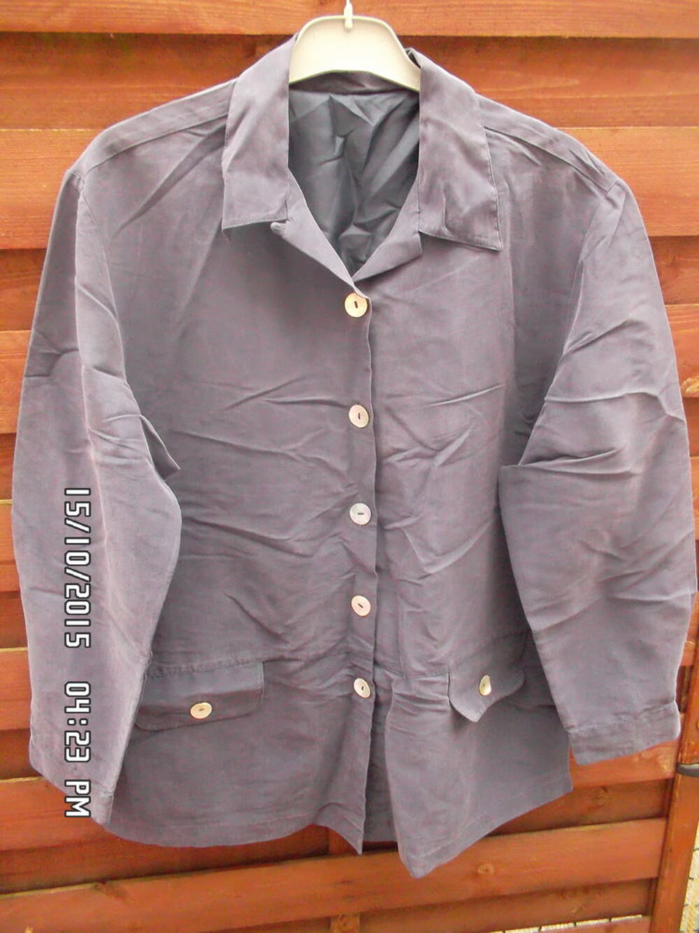 CHEMISIER VIOLET*JUSTE 2E*KIKI60230 Vêtements