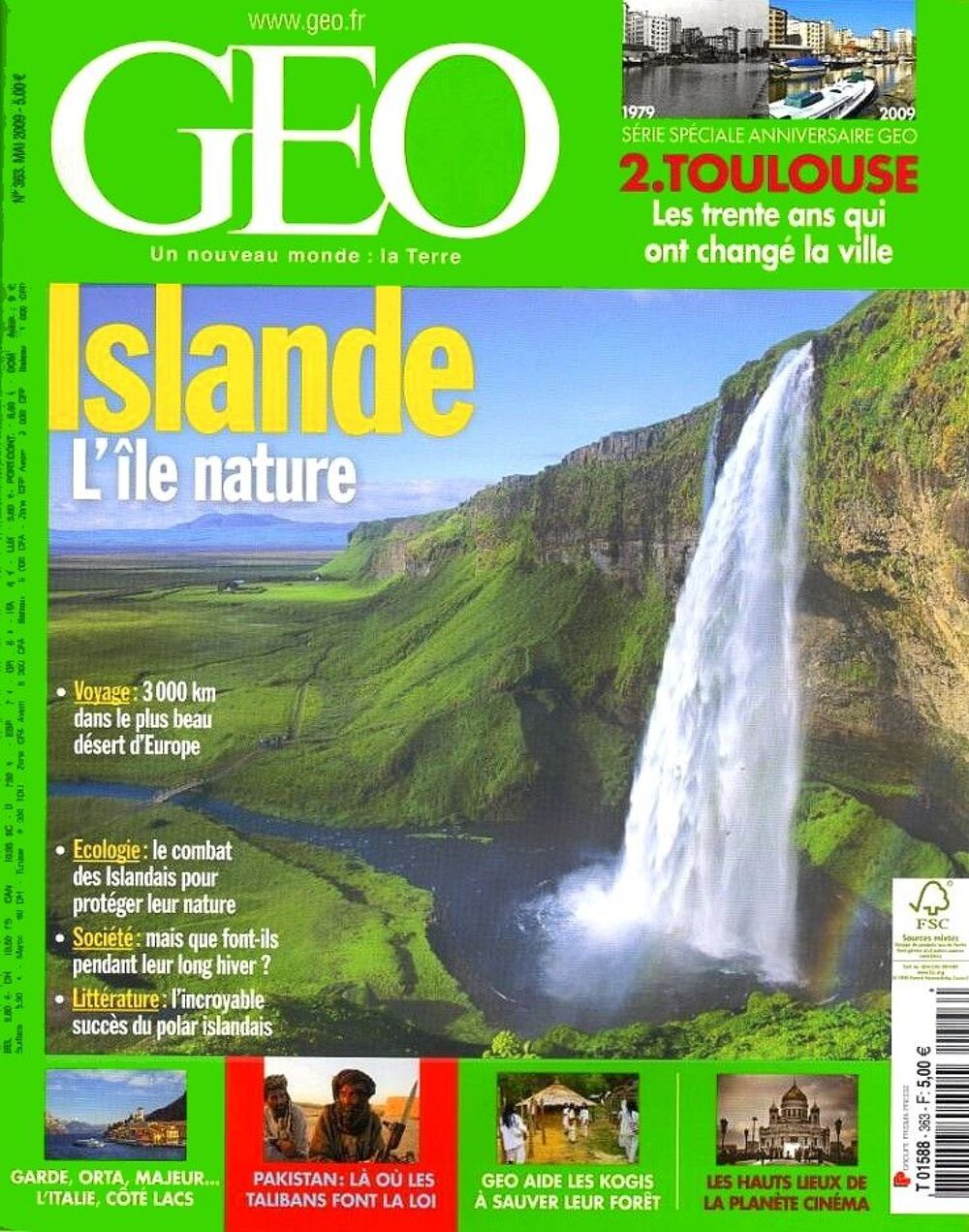 ISLANDE - g&eacute;o / prixportcompris Livres et BD