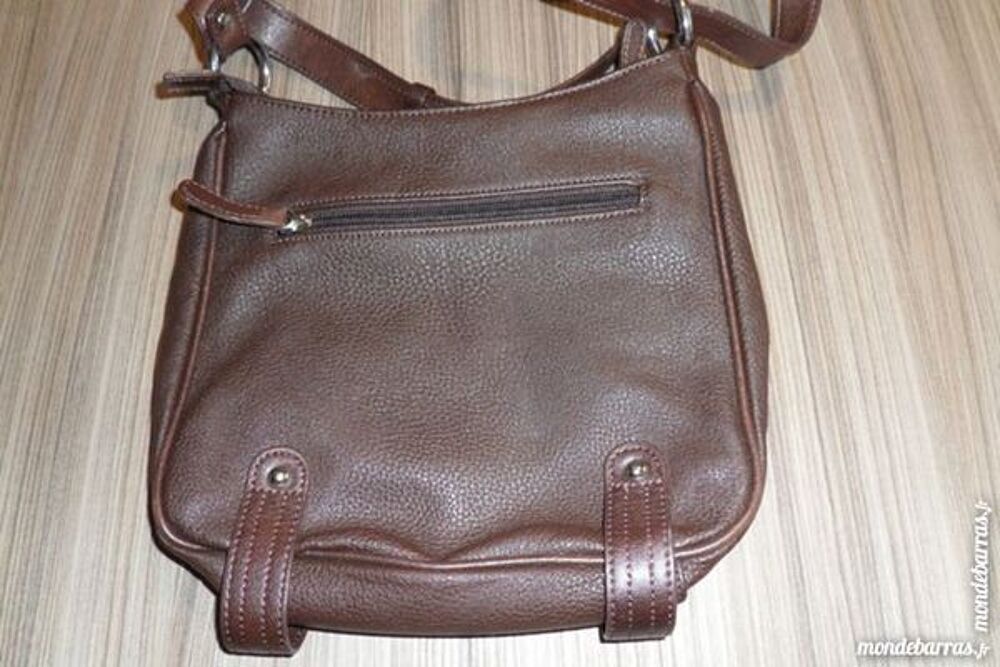 Sac &agrave; mains marron Maroquinerie