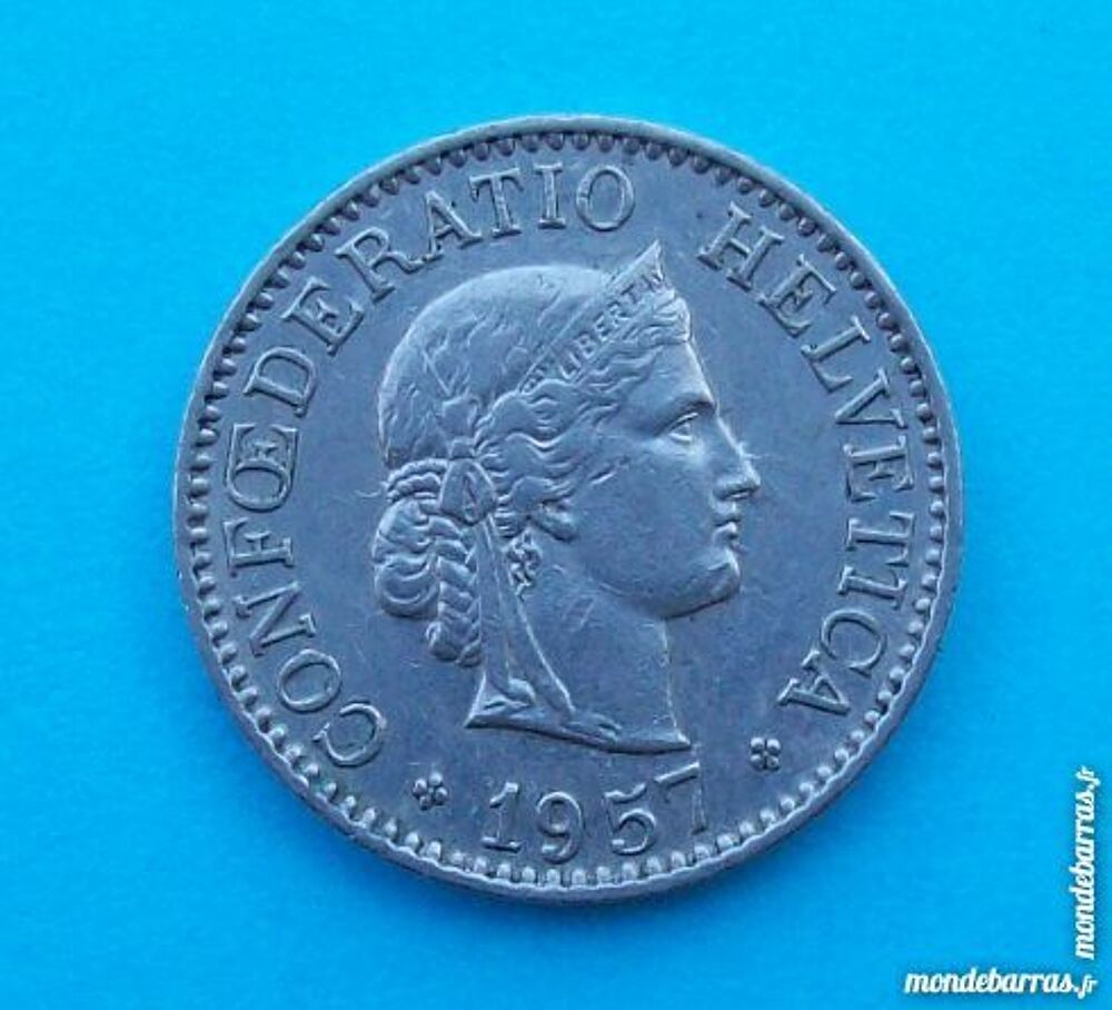 PIECE DE MONNAIE 10 CENTIMES SUISSE 1957 B 