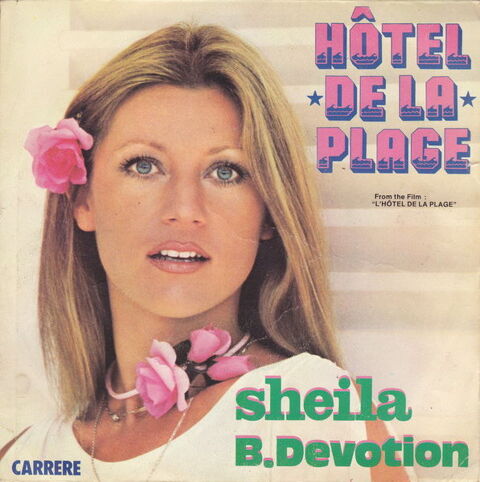 Disque vinyle 45 tours Sheila B. Devotion- Htel de la plage 5 Aubin (12)