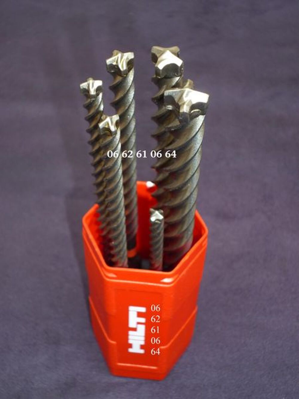 Boite de 6 for&egrave;ts SDS+ Bricolage