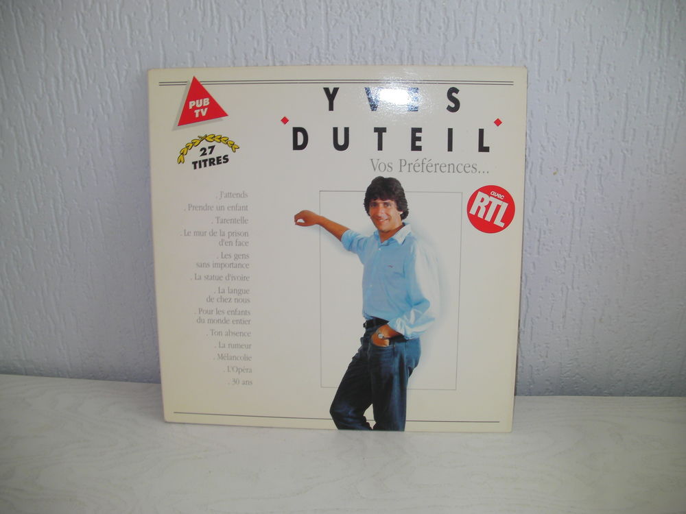 33 tours Yves DUTEIL "Vos pr&eacute;f&eacute;rences..." CD et vinyles