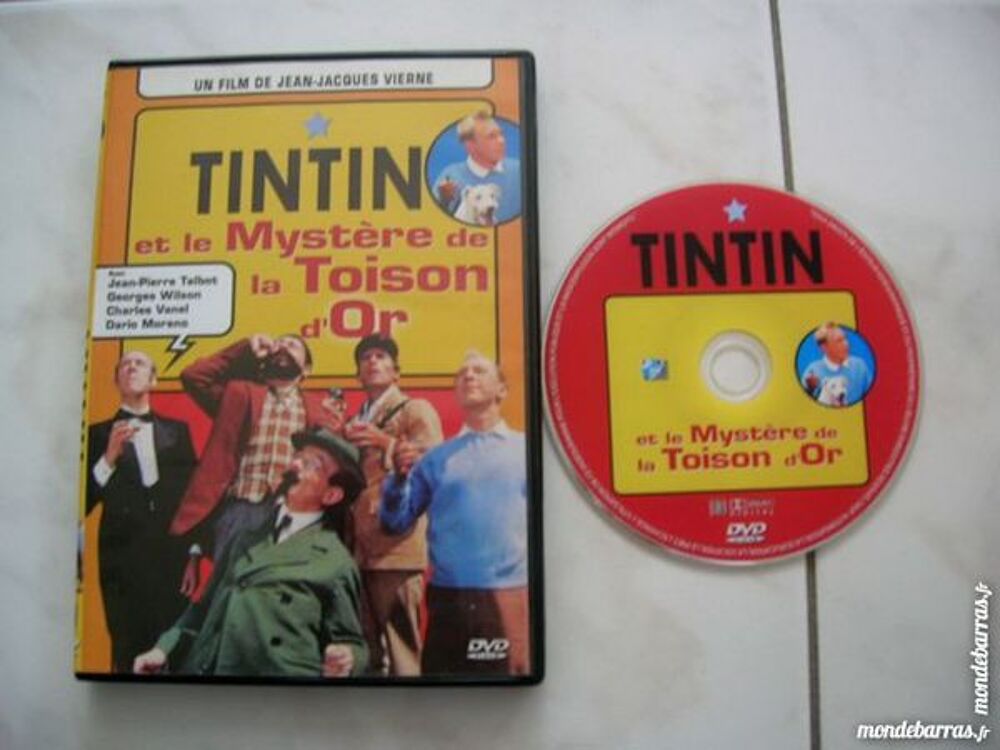 DVD TINTIN et le MYSTERE de la TOISON d'OR DVD et blu-ray