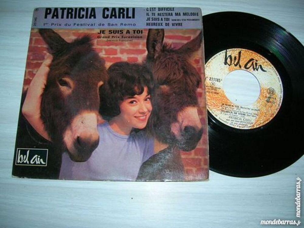 EP PATRICIA CARLI Je suis &agrave; toi CD et vinyles