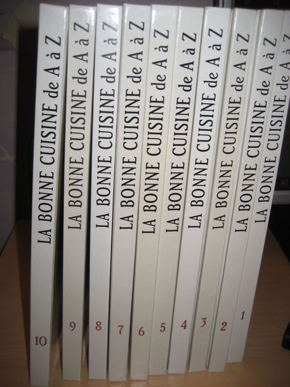 encyclop&eacute;die de 10 tomes cuisine A Z Cuisine