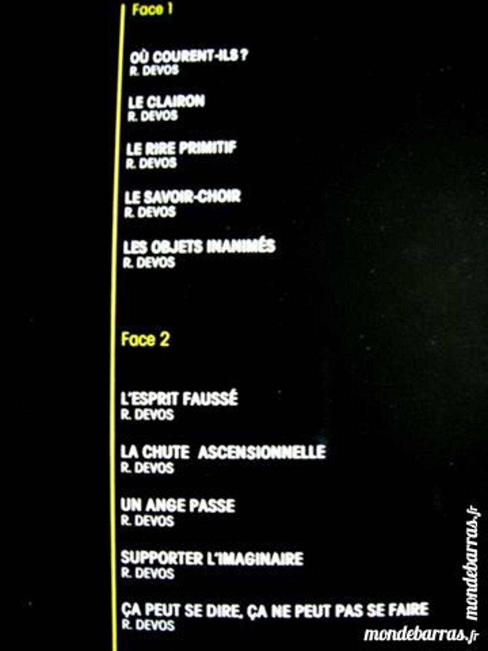33 TOURS RAYMOND DEVOS Un ange passe? CD et vinyles