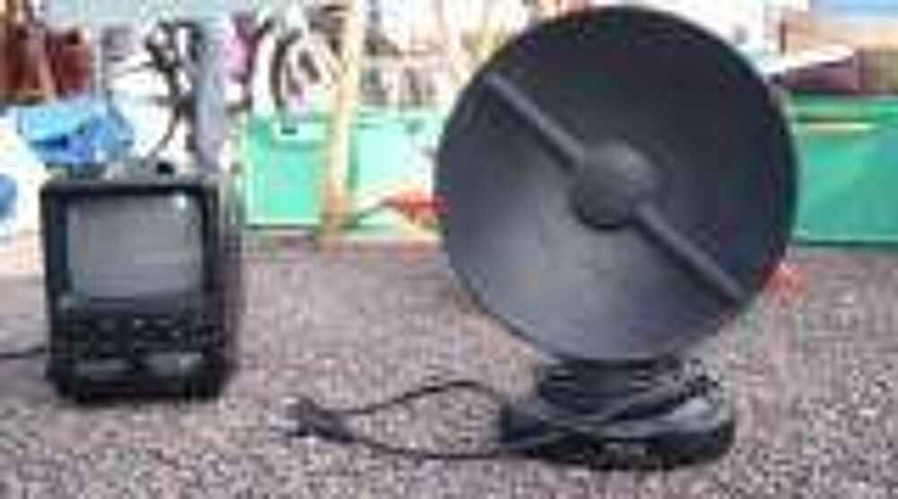 Mini t&eacute;l&eacute; et antenne portative Photos/Video/TV