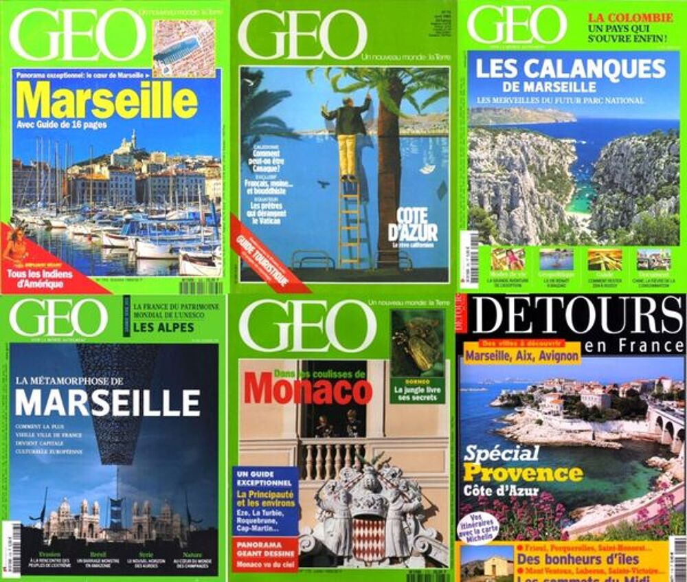MARSEILLE - g&eacute;o - COTE D'AZUR / les-livres-de-jac Livres et BD