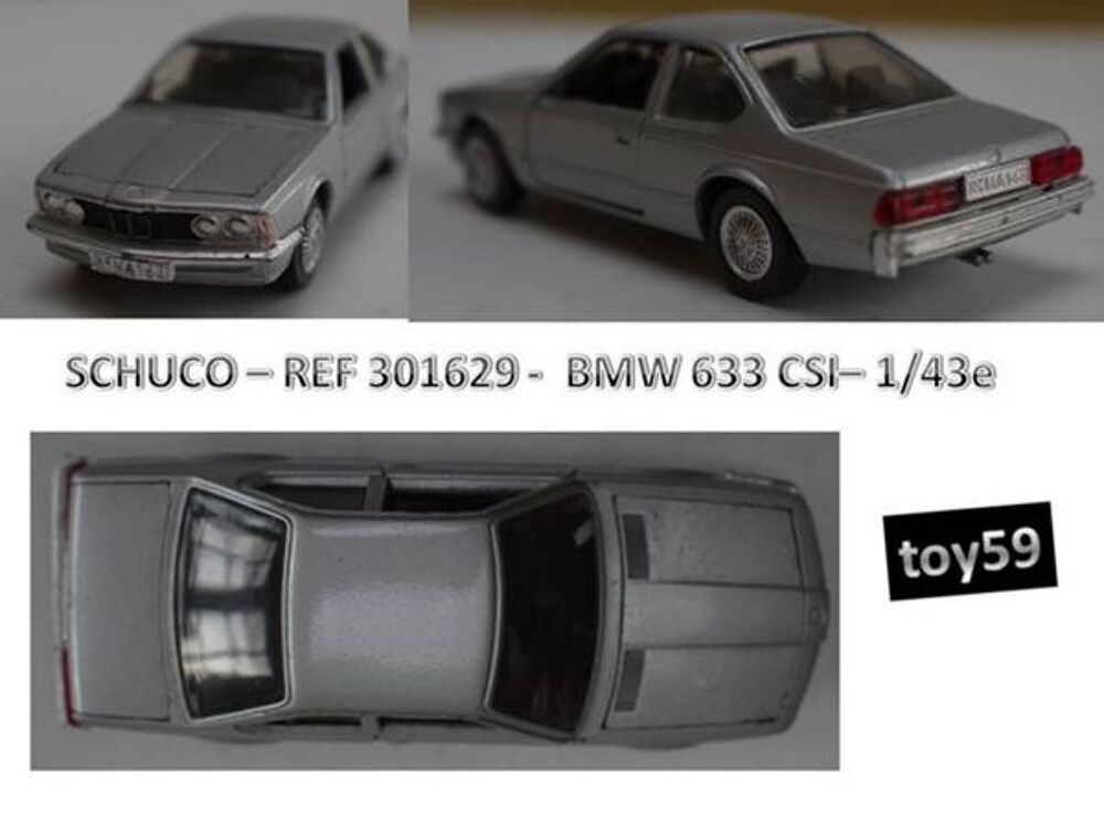 SCHUCO - BMW 633 CSI - 1/43e - Jeux / jouets
