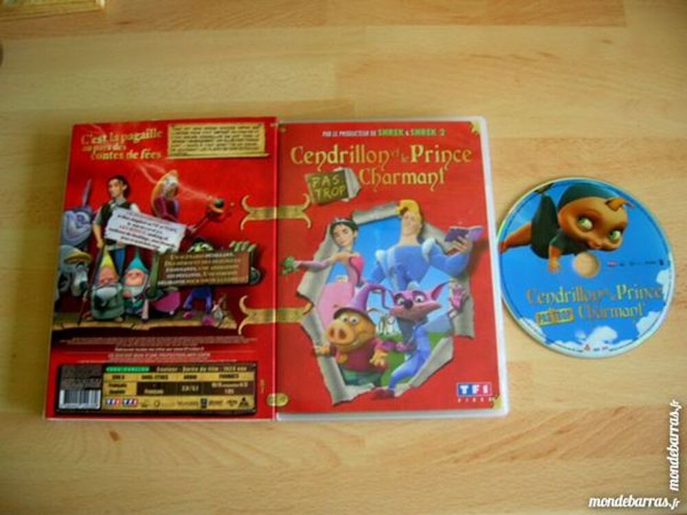 DVD CENDRILLON et LE PRINCE CHARMANT DVD et blu-ray
