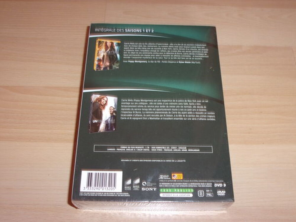 DVD Unforgettable Int&eacute;grale Saisons 1 et 2 (Neuf) DVD et blu-ray