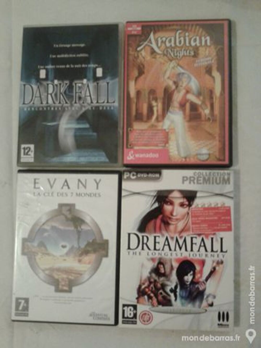 4 jeux vid&eacute;o Consoles et jeux vidéos