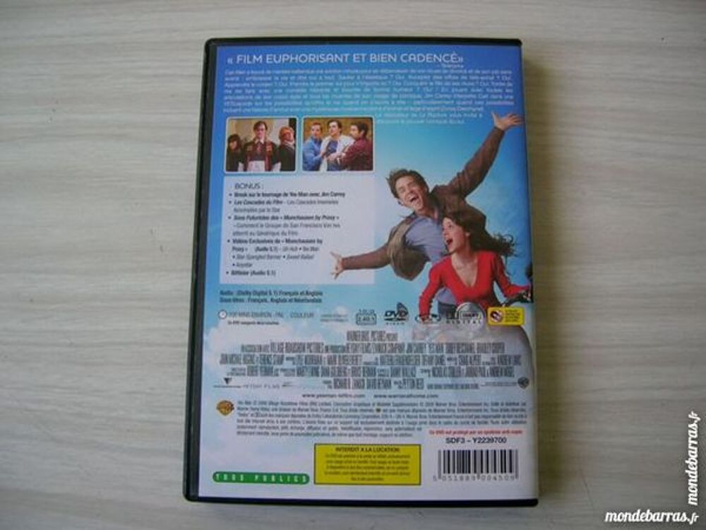 DVD YES MAN - Jim Carrey DVD et blu-ray