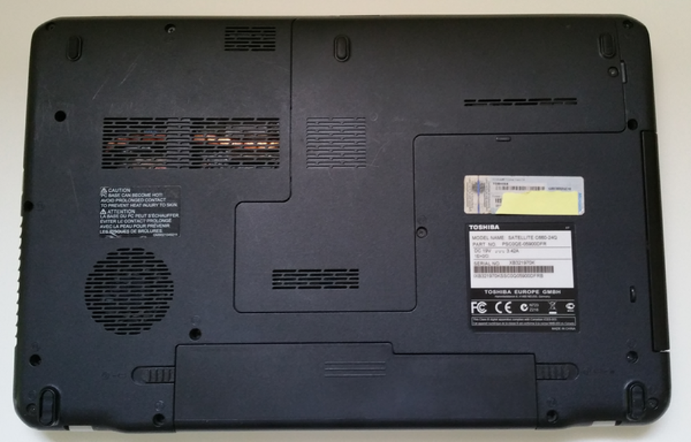 pc ordinateur portable Toshiba c660 Windows 10 Matériel informatique