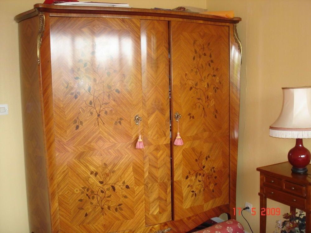 ARMOIRE LOUIS XV BOIS DE ROSE Meubles