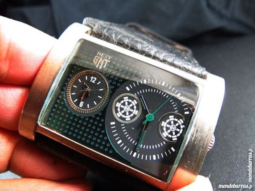 GMT DUAL TIME montre jumbo 2 fuseaux DIV0458 Bijoux et montres