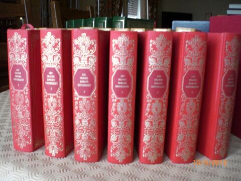 Collection brochée rouge : 7 Romans historiques 15 Châlette-sur-Loing (45)