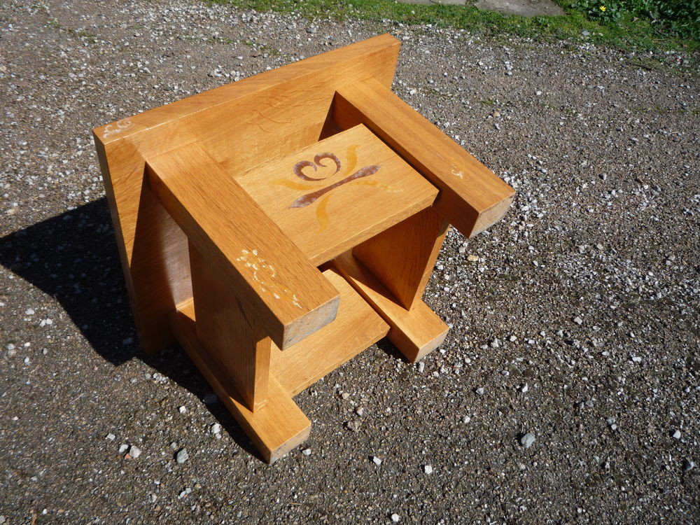Table basse en massif/design Bricolage