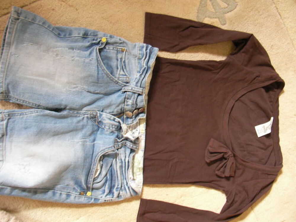 short jean + tshirt 36 Vêtements