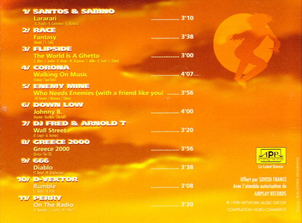 CD Sun Spirit, Collector 99, Volume 2
CD et vinyles