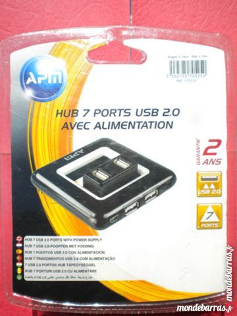 HUB 7 ports USB 2.0 Matriel informatique