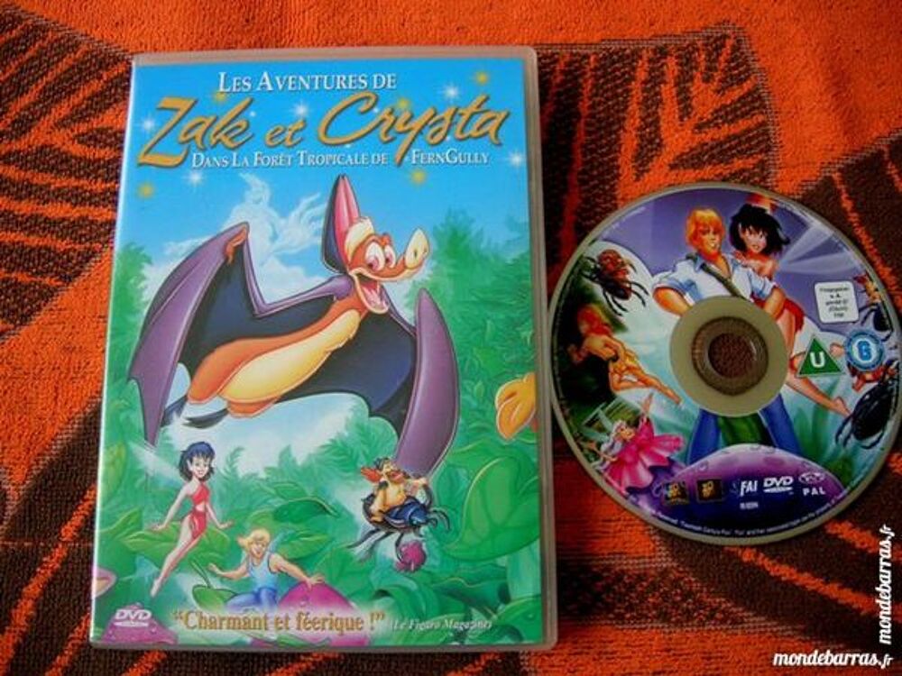 DVD ZAK ET CRYSTA Dans la for&ecirc;t tropicale de Fern DVD et blu-ray