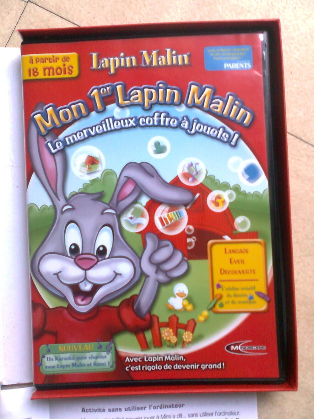 MON 1er LAPIN MALIN - 18 mois - et + ...zoe Jeux / jouets