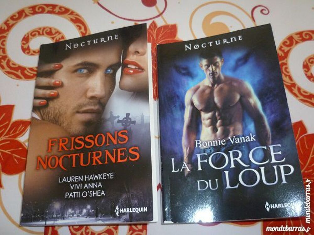 Lot harlequin nocturne vampire loup garou fantasti Livres et BD