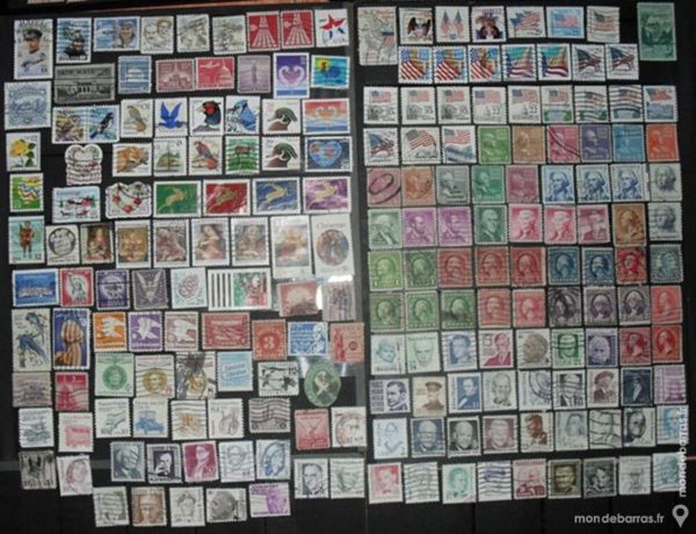 316 timbres oblit&eacute;r&eacute;s USA 