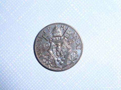 Pièce 10 centesimi vatican 1932 16 Bordeaux (33)