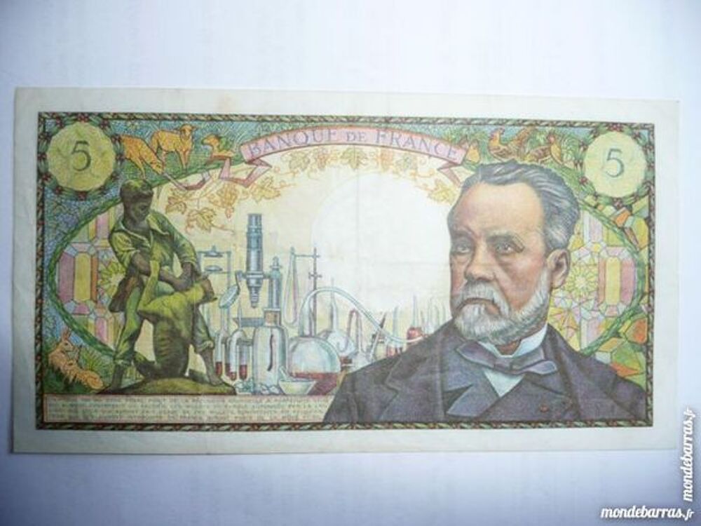 Jolie billet de 5 francs Pasteur F.4-11-1966 F 