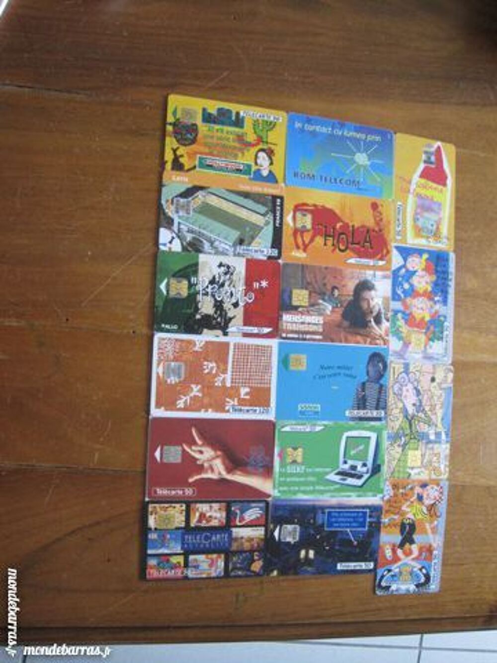 cartes t&eacute;l&eacute;phoniques 
