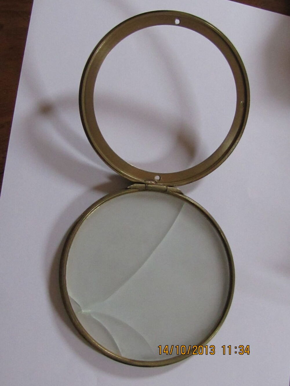 Porte arri&egrave;re de pendule 