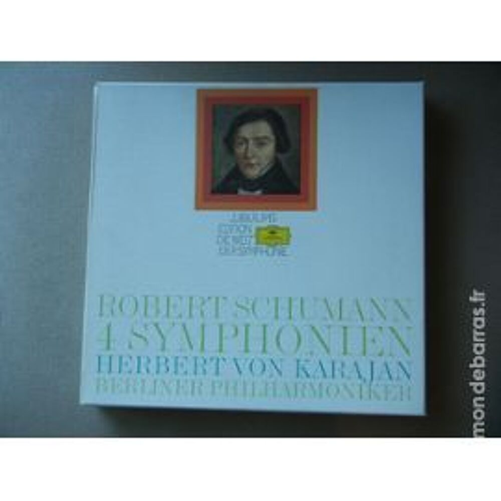 Schumann - 4 symphonies - Coffret vinyles CD et vinyles