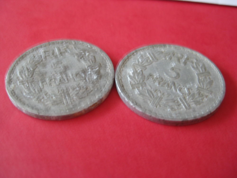 pi&eacute;ce france 5 francs alu 1947 