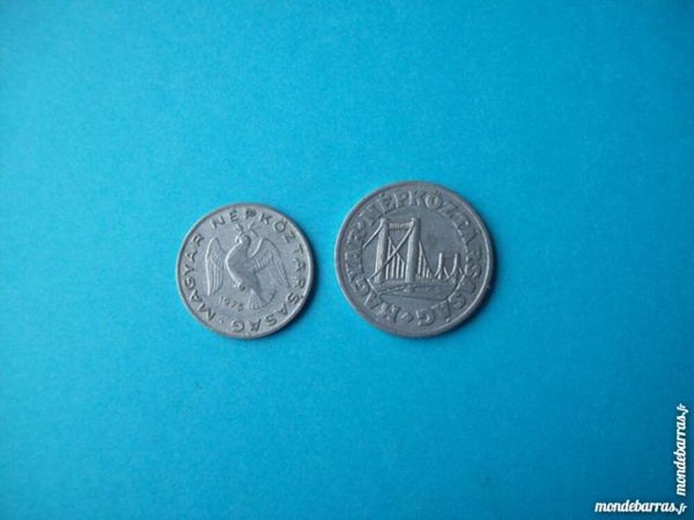 2 PI&Egrave;CES HONGRIE 10 FILLER 1975 + 50 FILLER 1981 