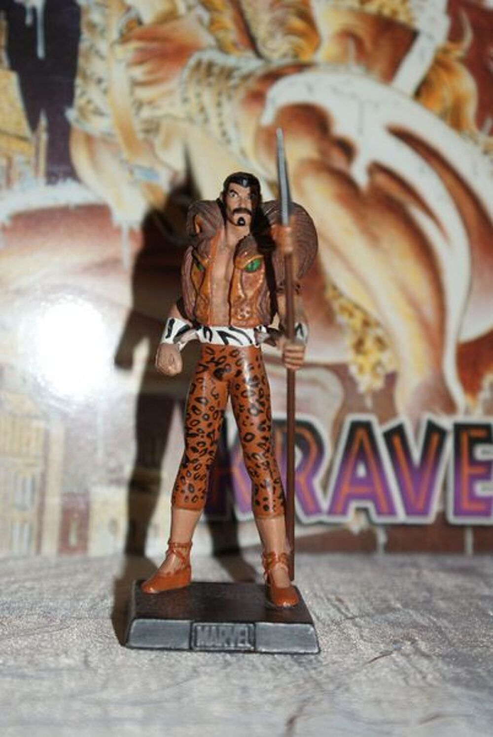 figurine en plomb "marvel eaglemoss" KRAVEN

