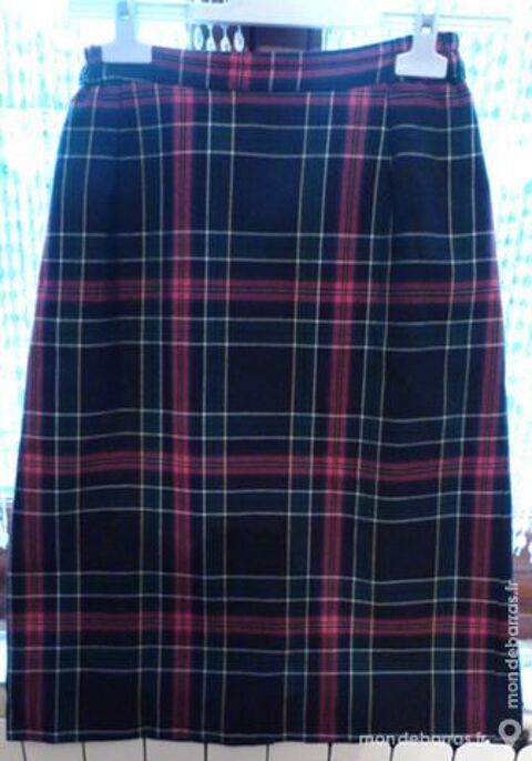 Jupe cossaise taille 34/36 de marque giffini 4 cuisses (71)
