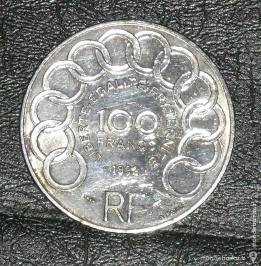 pi&egrave;ce de 100 Francs Jean MONNET 