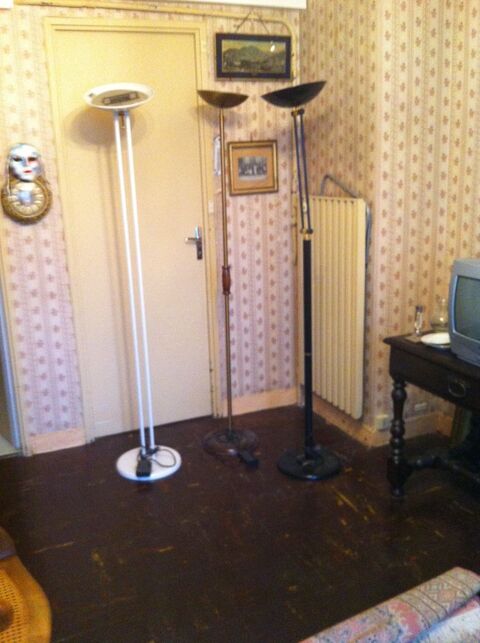 Lampe halogne laqu noire/blanche/finition bronze 45 Castres (81)