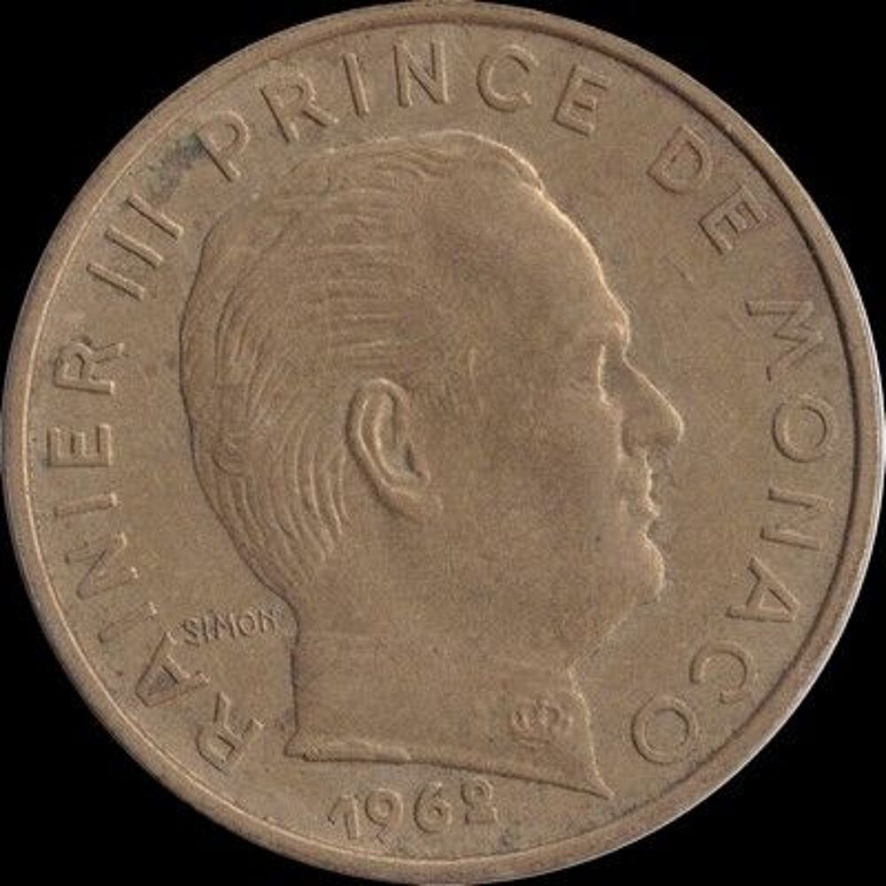 Monaco 20 centimes 1962 