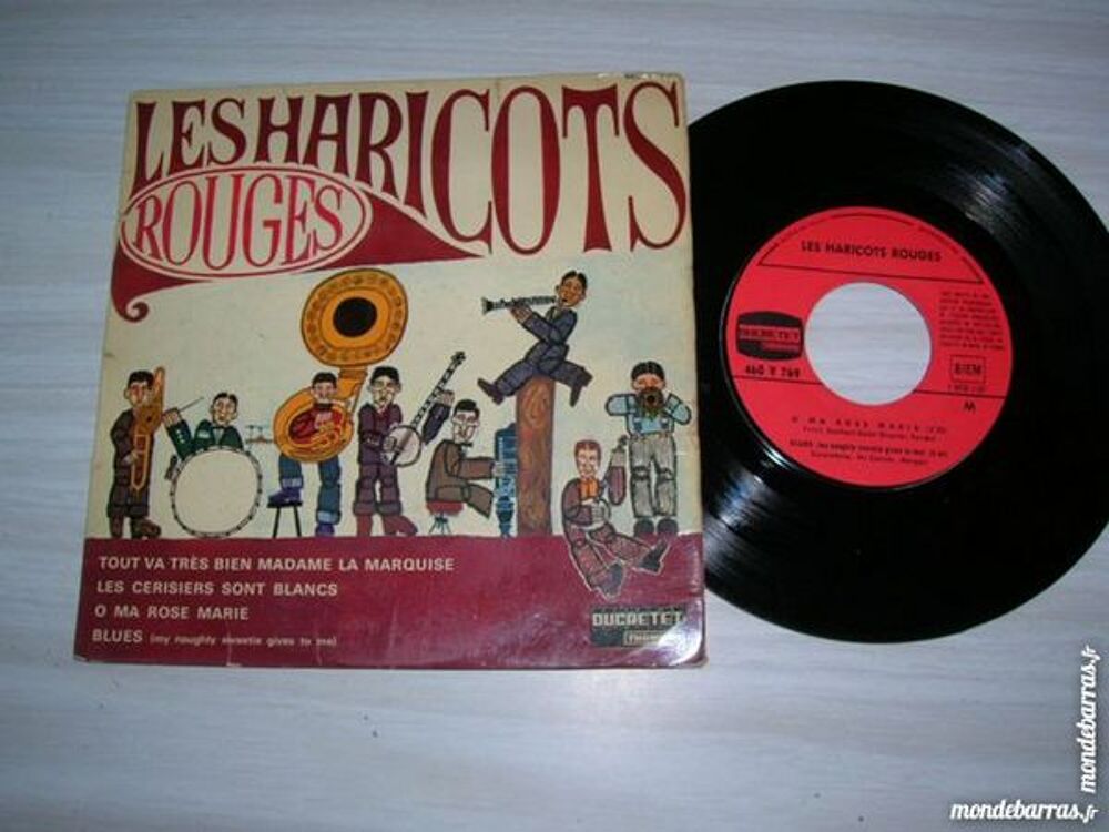 45 TOURS EP LES HARICOTS ROUGES Blues CD et vinyles