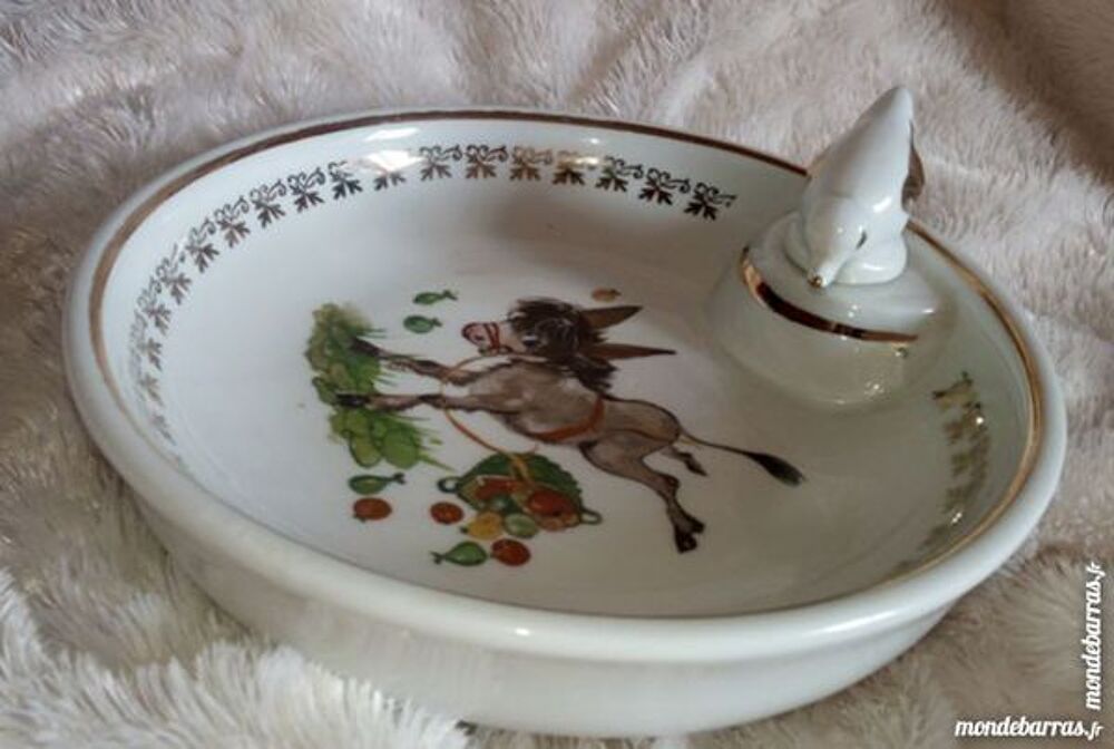 ASSIETE BEBE RETRO EN PORCELAINE Puériculture