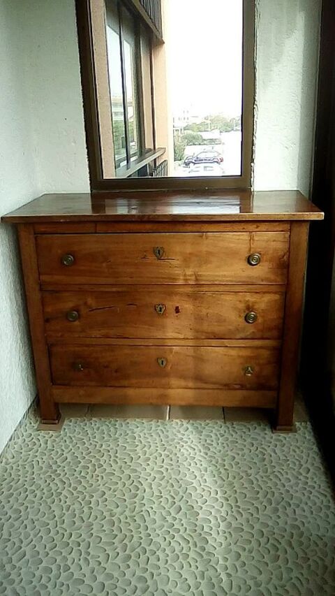 Commode poque empire en noyer 600 St Cyprien Plage (66)