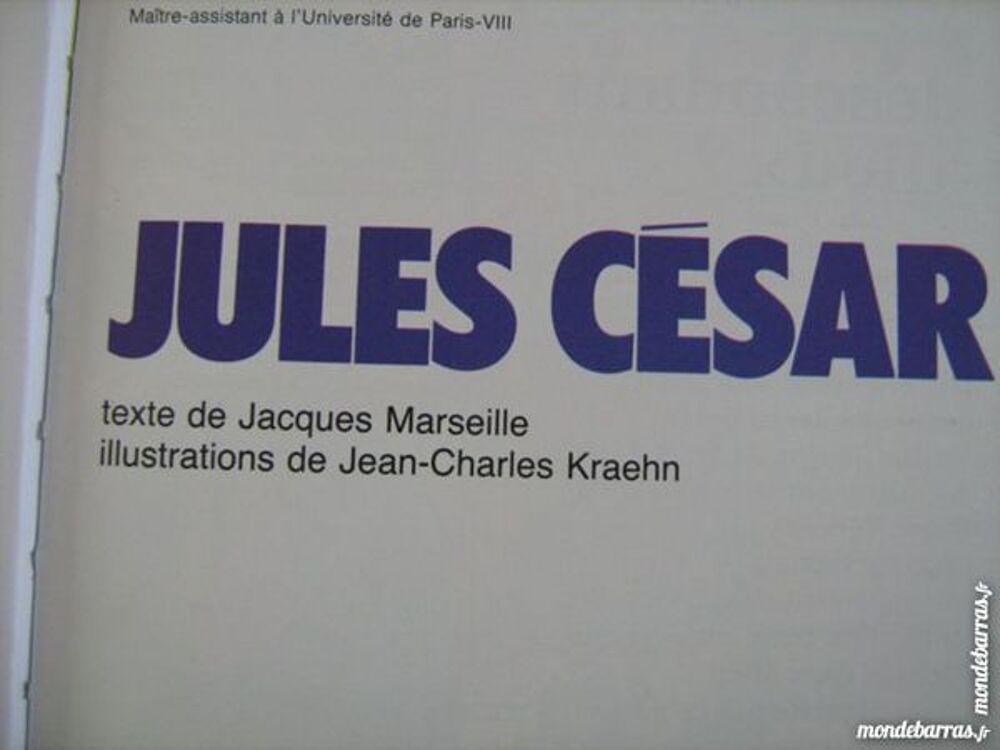 BD JULES CESAR dessins JEAN CHARLES KRAHEN Livres et BD